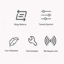 Defletor de Ar Condicionado Ajustável