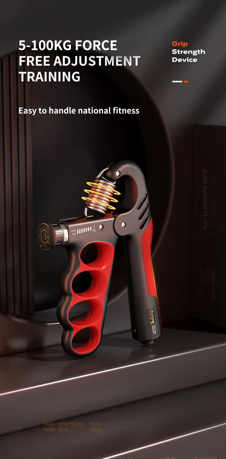 Hand Grip Ajustável – Força, Reabilitação e Saúde na Palma da Sua Mão