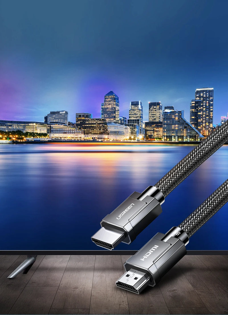 Cabo HDMI 2.1 UGREEN 8K – Imagem e Som em Outro Nível