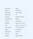 Cabo HDMI 2.1 UGREEN 8K – Imagem e Som em Outro Nível