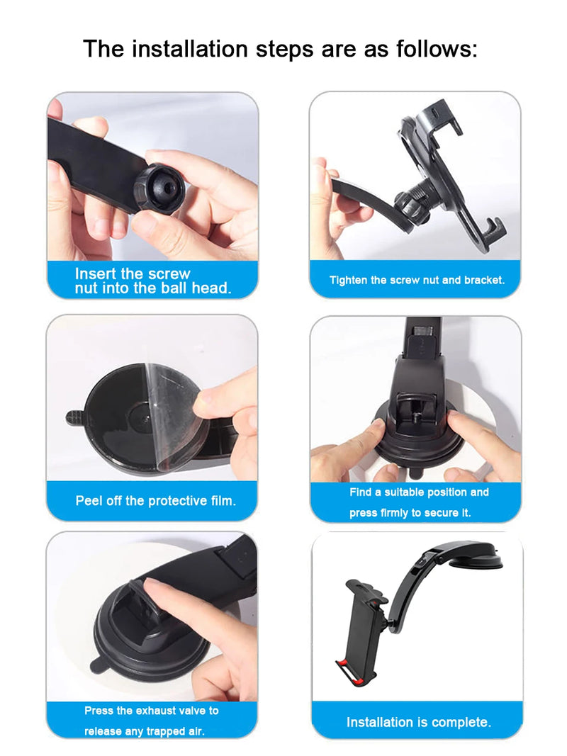 Suporte automotivo resistente para celular e tablet