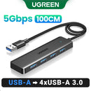 HUB USB 3.0 UGREEN – 4 Portas, Mais Conexões com Alta Velocidade