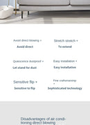 Defletor de Ar Condicionado Ajustável