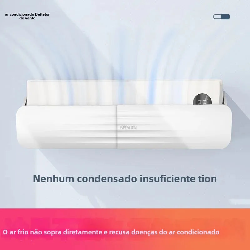 Defletor de Ar Condicionado Ajustável