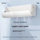 Defletor de Ar Condicionado Ajustável