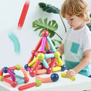 Brinquedo blocos de construção magnéticos | 68 peças