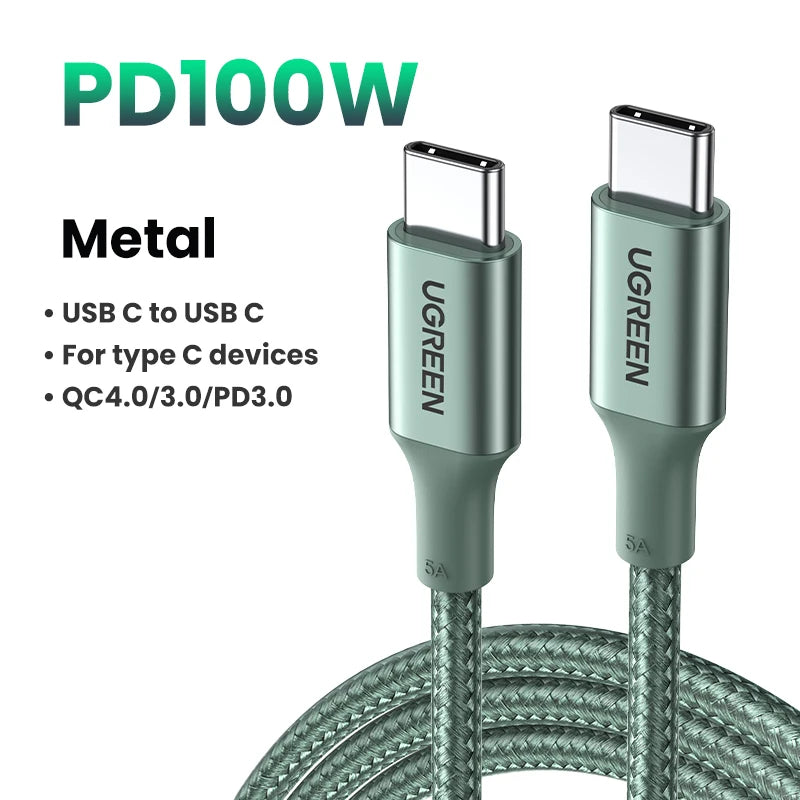Cabo USB tipo C para USB tipo C UGREEN