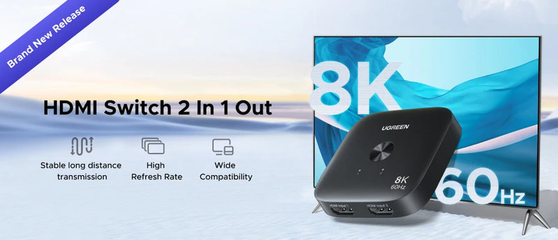 Cabo HDMI 2.1 UGREEN 8K – Imagem e Som em Outro Nível