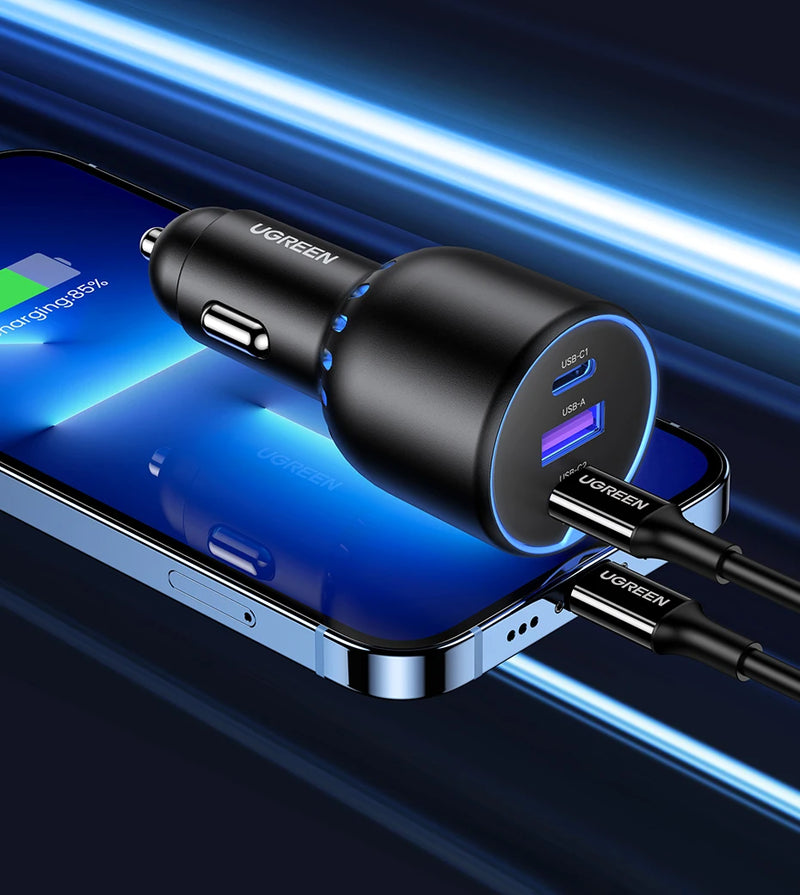 Carregador de Carro UGREEN 130W (Tipo C)