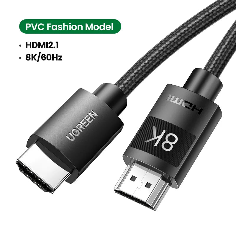 Cabo HDMI 2.1 UGREEN 8K – Imagem e Som em Outro Nível