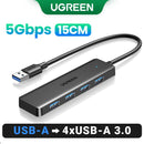 HUB USB 3.0 UGREEN – 4 Portas, Mais Conexões com Alta Velocidade